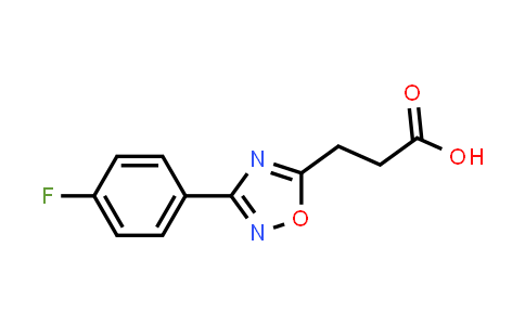 CAS No. 500025-07-0, 3-(3-(4-Fluorophenyl)-1,2,4-oxadiazol-5-yl)propanoic acid