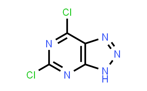 CAS No. 500338-80-7, 5,7-Dichloro-3H-[1,2,3]triazolo[4,5-d]pyrimidine