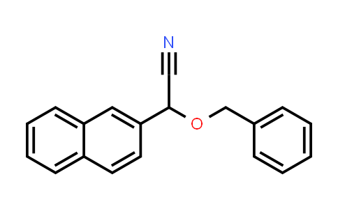 CAS No. 500372-25-8, 2-(2-Naphthyl)-2-(phenylmethoxy)-ethanenitril