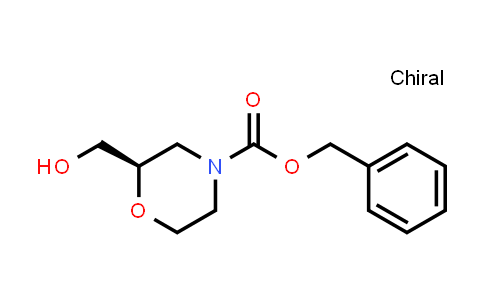 CAS No. 500702-97-6, benzyl (R)-2-(hydroxymethyl)morpholine-4-carboxylate