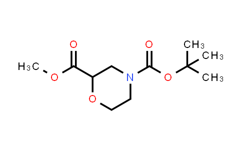 CAS No. 500789-41-3, 4-tert-Butyl 2-methyl morpholine-2,4-dicarboxylate