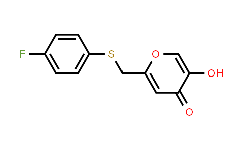 CAS No. 500861-19-8, 2-(((4-Fluorophenyl)thio)methyl)-5-hydroxy-4H-pyran-4-one