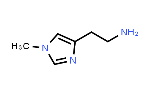 CAS No. 501-75-7, 2-(1-Methyl-1H-imidazol-4-yl)ethan-1-amine