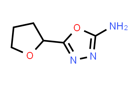 CAS No. 502133-68-8, 5-(Tetrahydrofuran-2-yl)-1,3,4-oxadiazol-2-amine