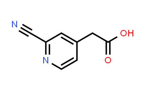 CAS No. 502509-05-9, 2-(2-Cyanopyridin-4-yl)acetic acid