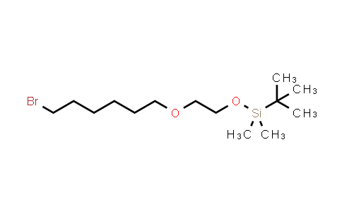 CAS No. 503068-24-4, Silane, [2-[(6-bromohexyl)oxy]ethoxy](1,1-dimethylethyl)dimethyl-