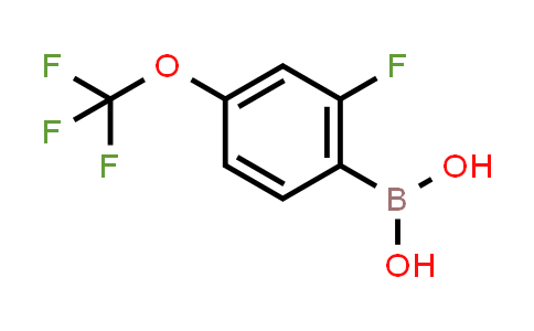CAS No. 503309-10-2, (2-Fluoro-4-(trifluoromethoxy)phenyl)boronic acid