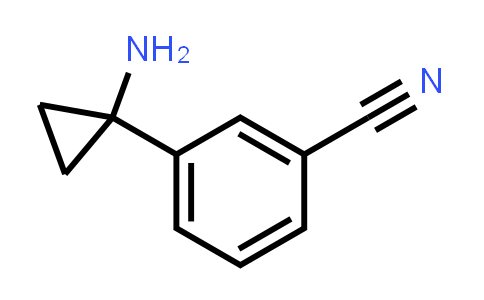 CAS No. 503417-36-5, Benzonitrile, 3-(1-aminocyclopropyl)-