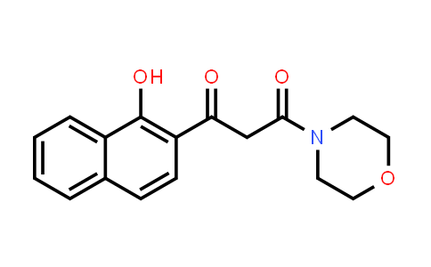 CAS No. 503469-16-7, 1-(1-Hydroxynaphth-2-yl)-3-(morpholin-4-yl)propan-1,3-dione