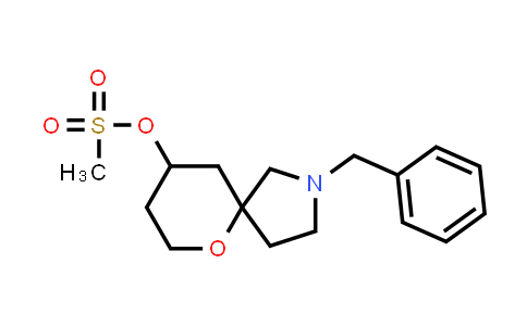 CAS No. 503551-93-7, 6-Oxa-2-azaspiro[4.5]decan-9-ol, 2-(phenylmethyl)-, 9-methanesulfonate