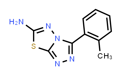 CAS No. 503596-11-0, 3-(o-tolyl)-[1,2,4]Triazolo[3,4-b][1,3,4]thiadiazol-6-amine