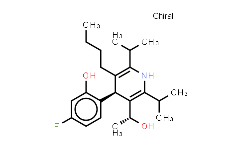 CAS No. 503610-08-0, 3-Pyridinemethanol, 5-butyl-4-(4-fluoro-2-hydroxyphenyl)-a-methyl-2,6-bis(1-methylethyl)-, (aR,4S)- (9CI)