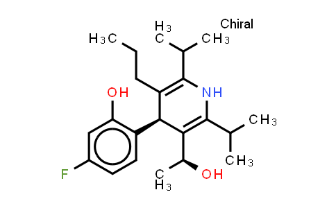 CAS No. 503610-14-8, 3-Pyridinemethanol, 4-(4-fluoro-2-hydroxyphenyl)-a-methyl-2,6-bis(1-methylethyl)-5-propyl-, (aS,4S)- (9CI)