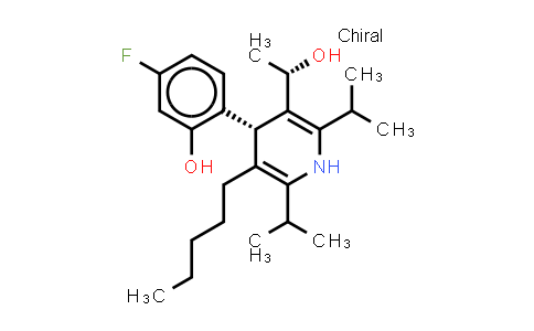CAS No. 503610-15-9, 3-Pyridinemethanol, 4-(4-fluoro-2-hydroxyphenyl)-a-methyl-2,6-bis(1-methylethyl)-5-pentyl-, (aS,4S)- (9CI)