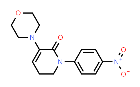 CAS No. 503615-03-0, 3-Morpholino-1-(4-nitrophenyl)-5,6-dihydropyridin-2(1H)-one