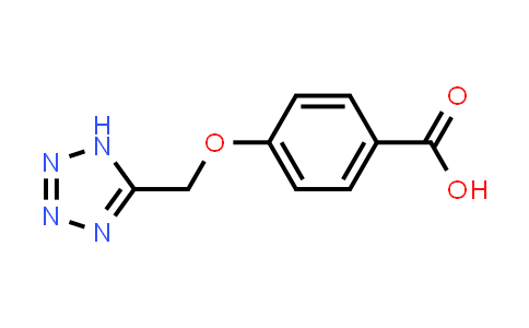 CAS No. 503828-17-9, 4-(1H-Tetrazol-5-ylmethoxy)benzoic acid
