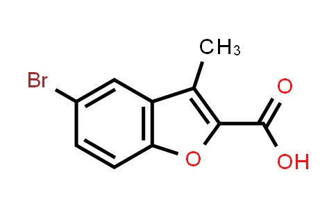 CAS No. 50638-08-9, 5-Bromo-3-methylbenzofuran-2-carboxylic acid