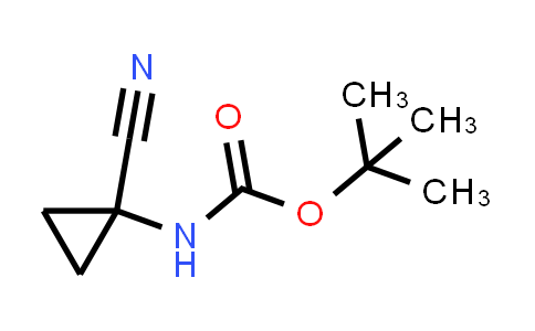 CAS No. 507264-68-8, tert-Butyl (1-cyanocyclopropyl)carbamate