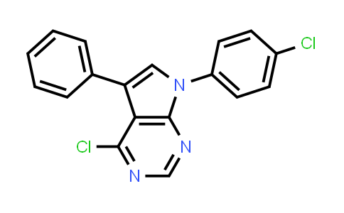 CAS No. 507273-41-8, 4-Chloro-7-(4-chlorophenyl)-5-phenyl-7H-pyrrolo[2,3-d]pyrimidine