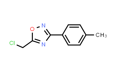 CAS No. 50737-29-6, 5-(Chloromethyl)-3-(4-methylphenyl)-1,2,4-oxadiazole