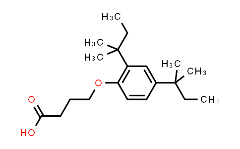CAS No. 50772-35-5, 4-(2,4-Di-tert-pentylphenoxy)butanoic acid