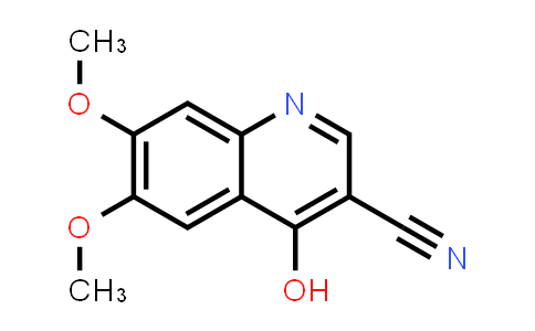 CAS No. 50845-31-3, 3-Quinolinecarbonitrile, 4-hydroxy-6,7-dimethoxy-