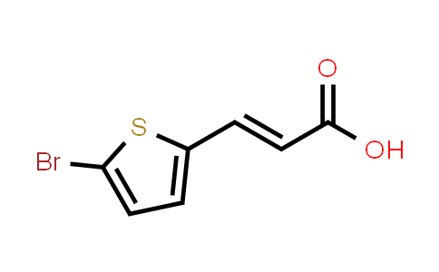 CAS No. 50868-68-3, (E)-3-(5-Bromothiophen-2-yl)acrylic acid
