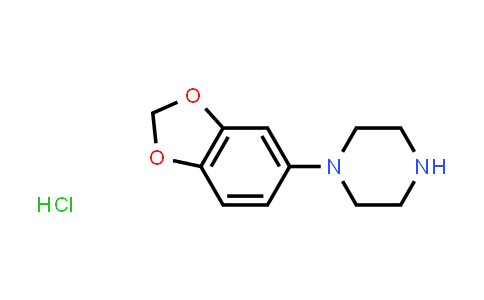 CAS No. 509076-92-0, 1-(Benzo[d][1,3]dioxol-5-yl)piperazine hydrochloride