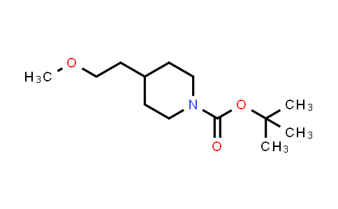 CAS No. 509147-79-9, tert-Butyl 4-(2-methoxyethyl)piperidine-1-carboxylate