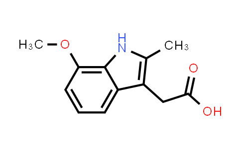 CAS No. 50995-52-3, (7-Methoxy-2-methyl-1H-indol-3-yl)-acetic acid