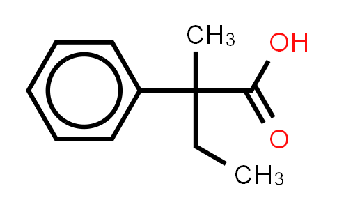 CAS No. 51018-80-5, Benzeneacetic acid, α-ethyl-α-methyl-, (±)-