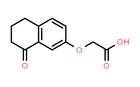 CAS No. 51062-68-1, 2-((8-Oxo-5,6,7,8-tetrahydronaphthalen-2-yl)oxy)acetic acid