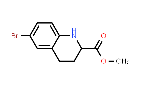 CAS No. 511230-72-1, Methyl 6-bromo-1,2,3,4-tetrahydroquinoline-2-carboxylate