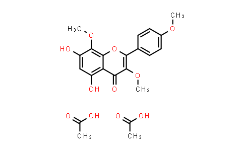 CAS No. 5128-43-8, Flavone, 5,7-dihydroxy-3,4',8-trimethoxy-, diacetate