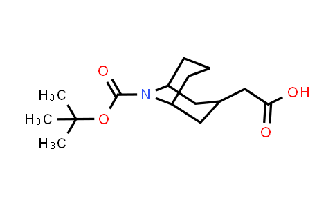 CAS No. 512822-32-1, 2-{9-[(tert-Butoxy)carbonyl]-9-azabicyclo[3.3.1]nonan-3-yl}acetic acid