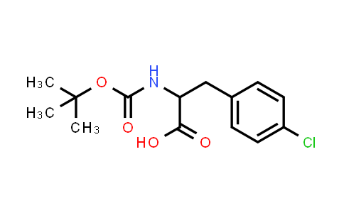 CAS No. 51301-86-1, 2-((tert-Butoxycarbonyl)amino)-3-(4-chlorophenyl)propanoic acid