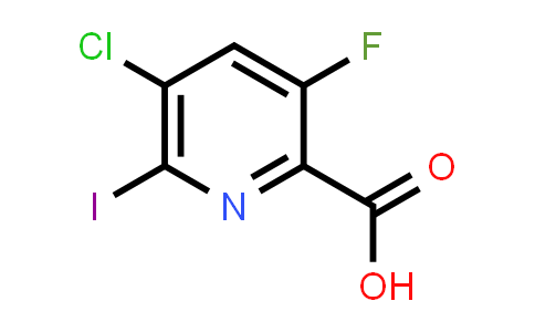 CAS No. 514798-21-1, 5-Chloro-3-fluoro-6-iodopyridine-2-carboxylic acid
