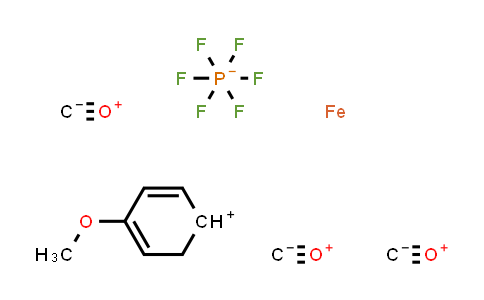 CAS No. 51508-59-9, Tricarbonyl(2-methoxycyclohexadienylium) iron hexafluorophosphate