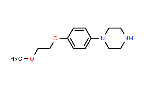 CAS No. 515160-72-2, 1-(4-(2-Methoxyethoxy)phenyl)piperazine