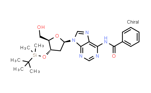 CAS No. 51549-40-7, N-(9-((2R,4S,5R)-4-((tert-butyldimethylsilyl)oxy)-5-(hydroxymethyl)tetrahydrofuran-2-yl)-9H-purin-6-yl)benzamide