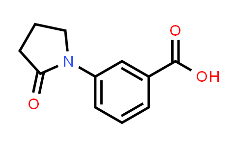 CAS No. 515813-05-5, 3-(2-Oxopyrrolidin-1-yl)benzoic acid
