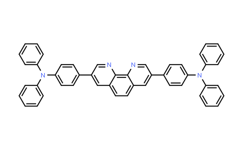CAS No. 515822-78-3, 4,4'-(1,10-Phenanthroline-3,8-diyl)bis(N,N-diphenylaniline)