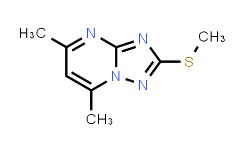 CAS No. 51646-19-6, 5,7-Dimethyl-2-(methylsulfanyl)-[1,2,4]triazolo[1,5-a]pyrimidine