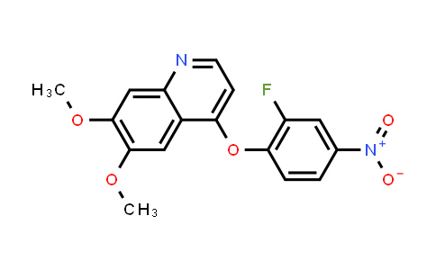 CAS No. 516526-44-6, 4-(2-fluoro-4-nitrophenoxy)-6,7-dimethoxyquinoline