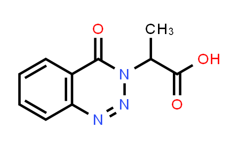 CAS No. 51672-78-7, 2-(4-Oxo-1,2,3-benzotriazin-3(4H)-yl)propanoic acid