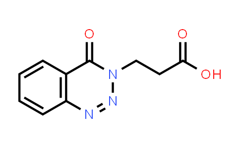 CAS No. 51672-79-8, 3-(4-Oxo-1,2,3-benzotriazin-3(4H)-yl)propanoic acid