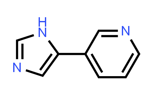 CAS No. 51746-85-1, 3-(1H-Imidazol-5-yl)pyridine