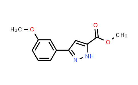 CAS No. 517870-26-7, Methyl 3-(3-methoxyphenyl)-1H-pyrazole-5-carboxylate
