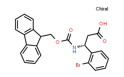 MC557986 | 517905-84-9 | (R)-3-(((9H-fluoren-9-yl)methoxy)carbonylamino)-3-(2-bromophenyl)propanoic acid