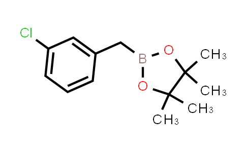 CAS No. 517920-59-1, 2-(3-Chlorobenzyl)-4,4,5,5-tetramethyl-1,3,2-dioxaborolane